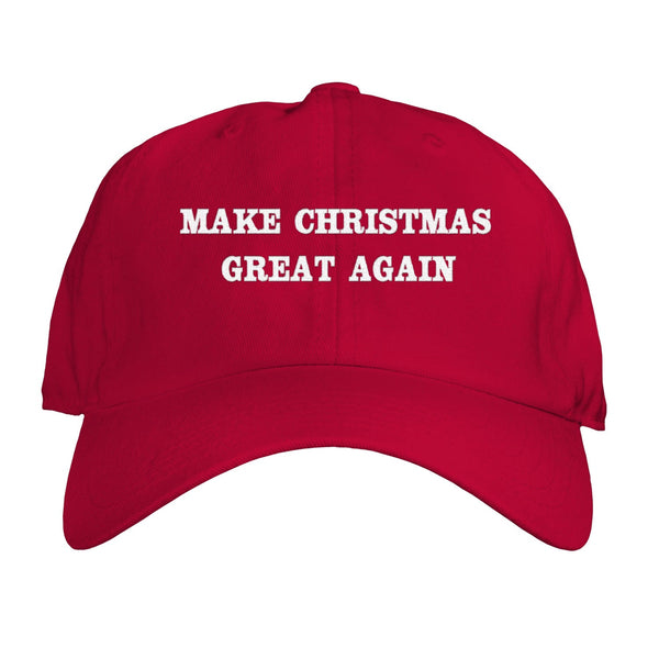 Function - Make Christmas Great Again Dad Hat Embroidered MAGA XMAS Funny Joke Ironic Holiday President